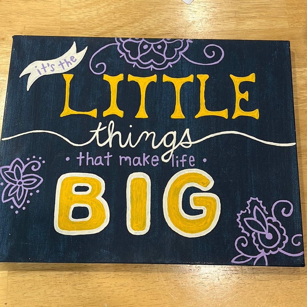 Sorority big little canvas